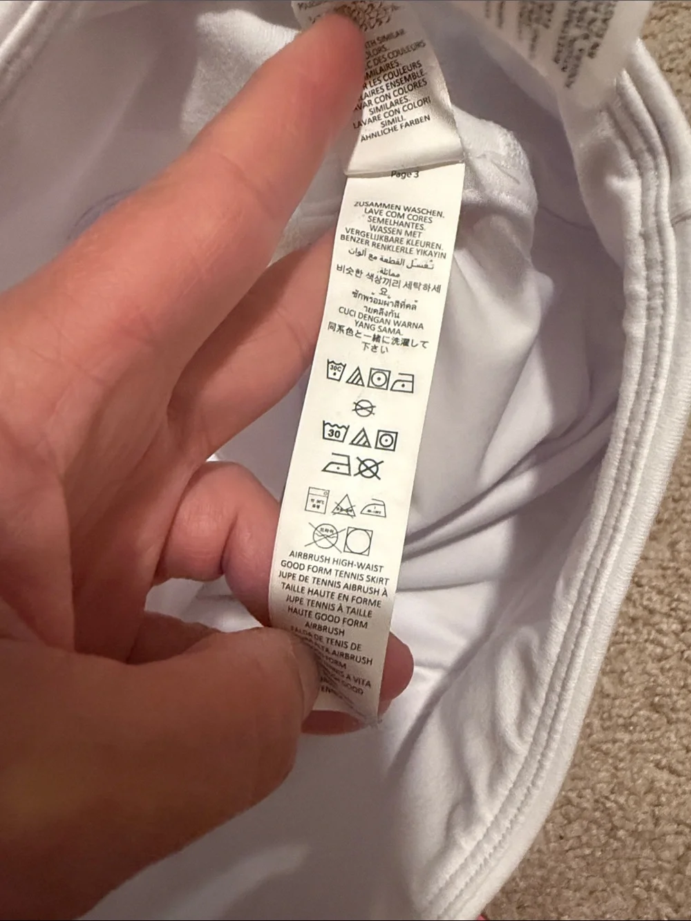 ALO Yoga White Performance Skort - Women
